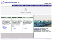 Tablet Screenshot of aplusgroup.net